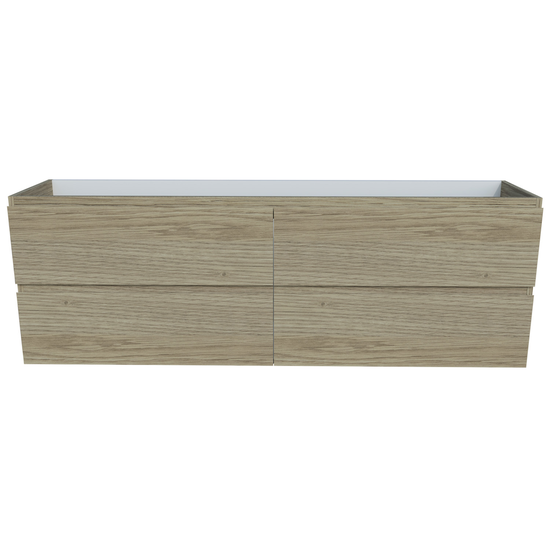 Timberline Billie Wall Hung Vanity 1500mm Offset Left Bowl