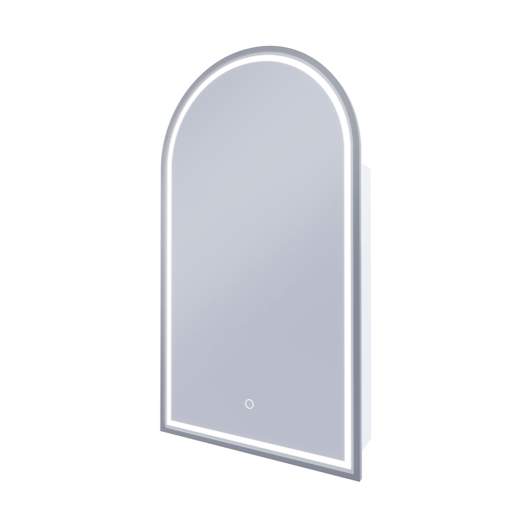 Remer Blanca Led Shaving Cabinet With Georgian Metal Frame