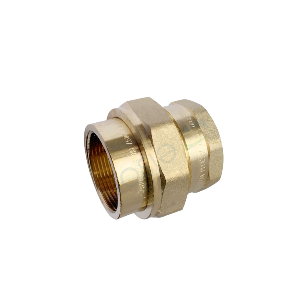 Brass Heavy Barrell Union Female