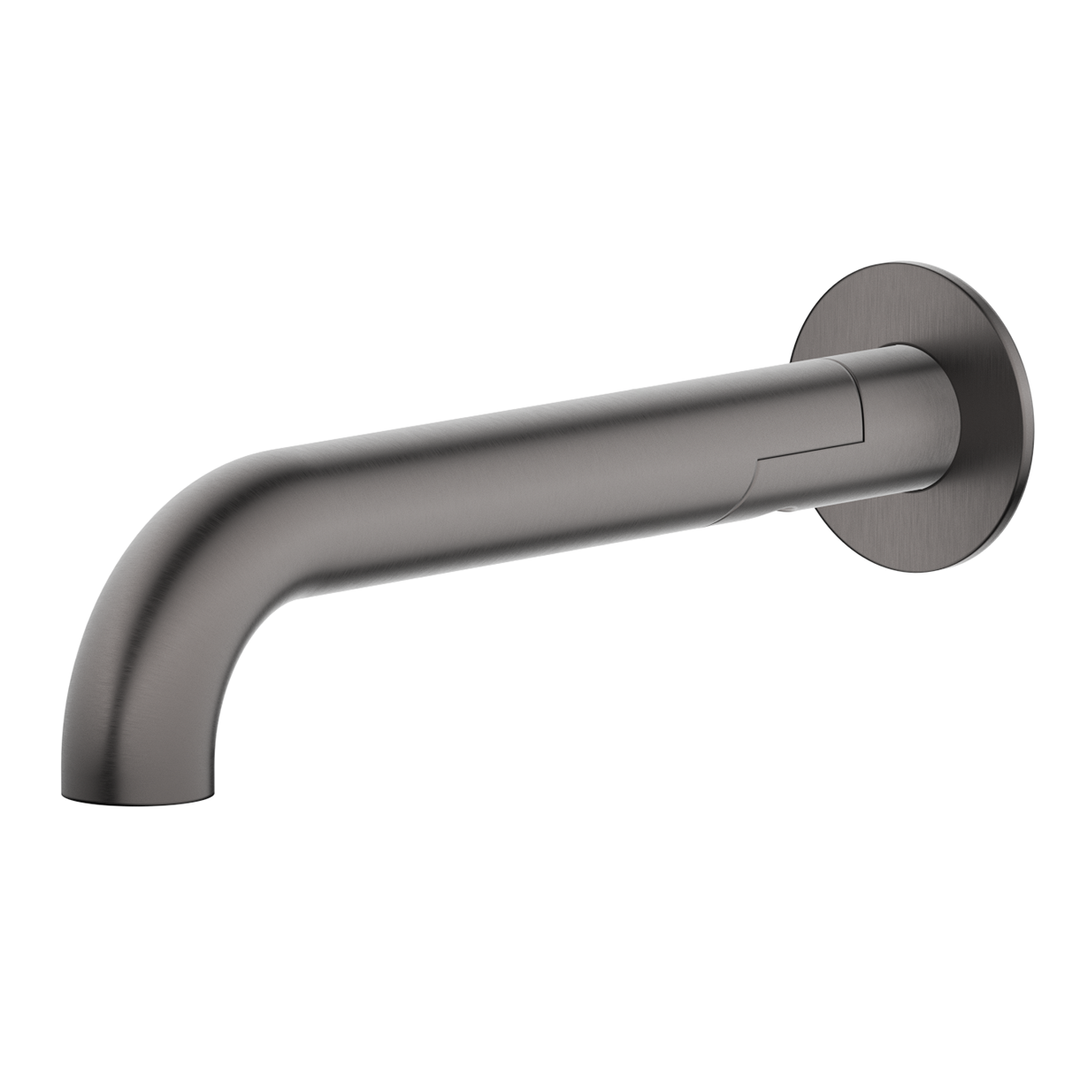 Bella Vista Mica Swivel Bath Spout Curved Gunmetal