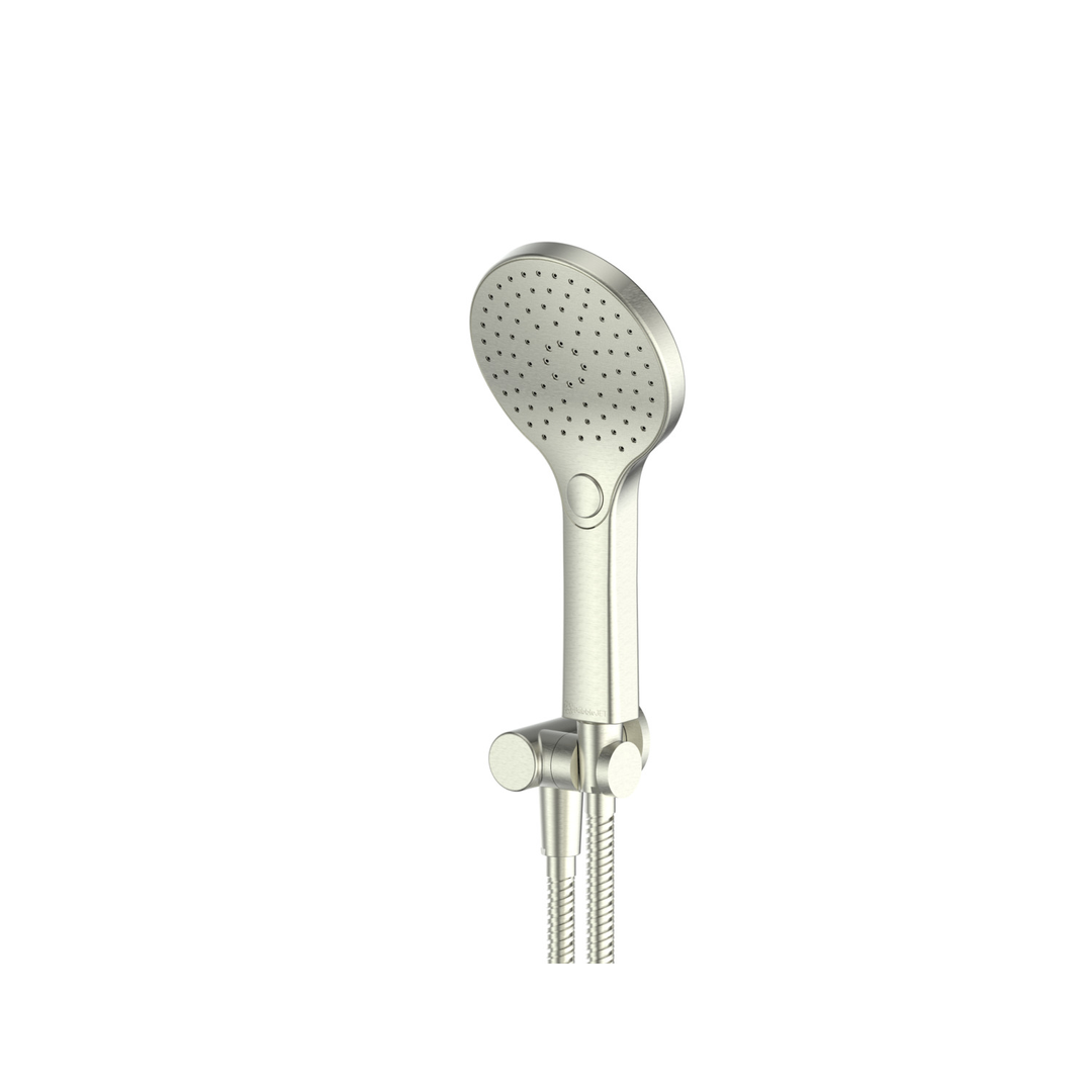 Greens Ashmore Bubblejet Handshower On Wob Pvd Brushed Nickel