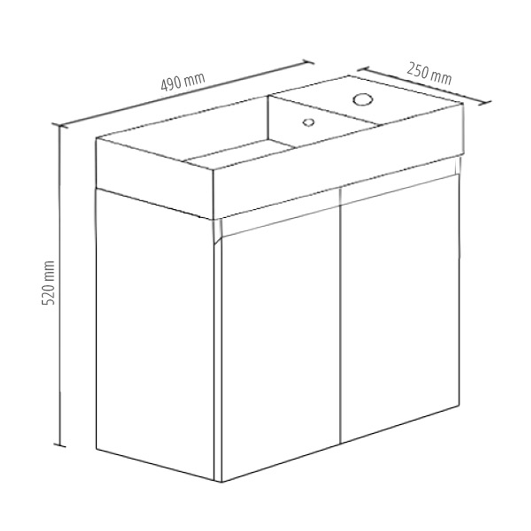 Best BM Rio Wall Hung Vanity