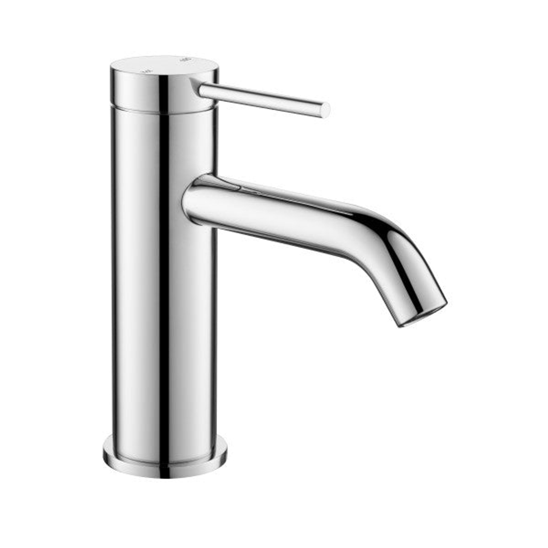 Bella Vista Mica Basin Mixer Curved Spout Chrome