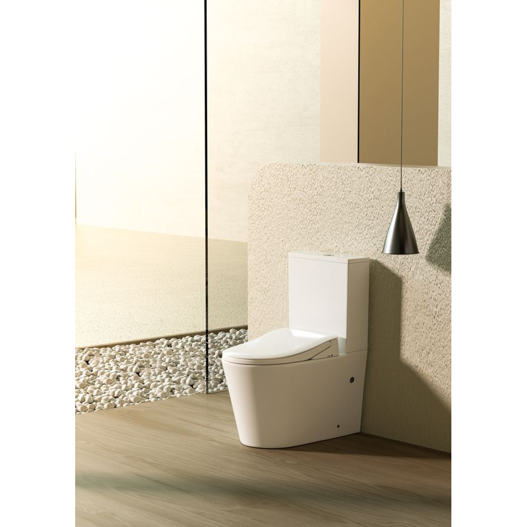 Lafeme Thea Standard Bidet Seat With Luna Rimless Toilet