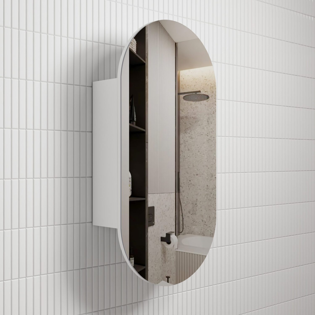 Aulic Beau Monde Shaving Cabinet Matte White