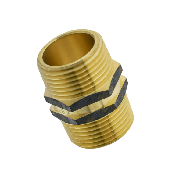 Brass Equal Hex Nipple