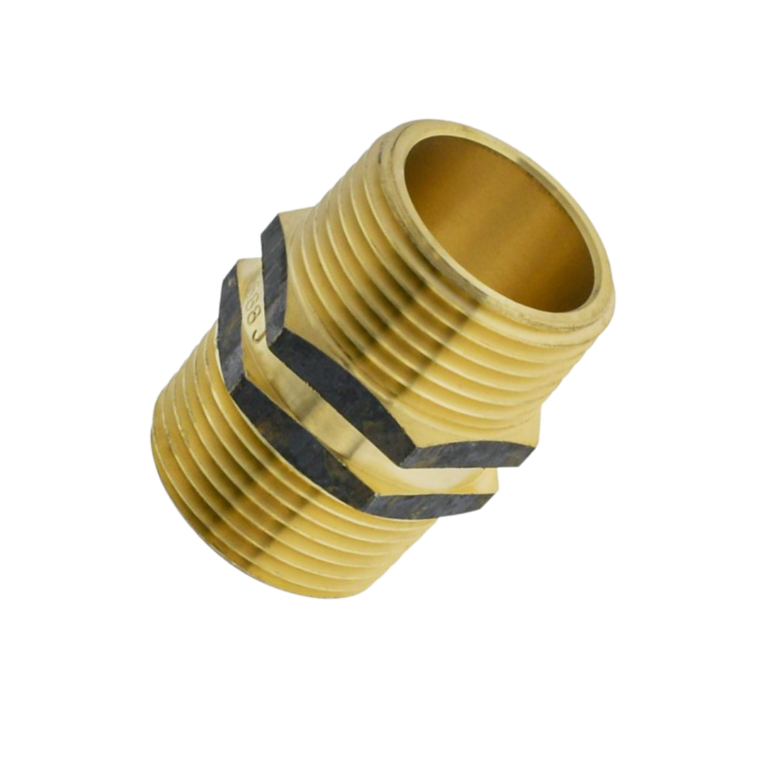 Brass Equal Hex Nipple