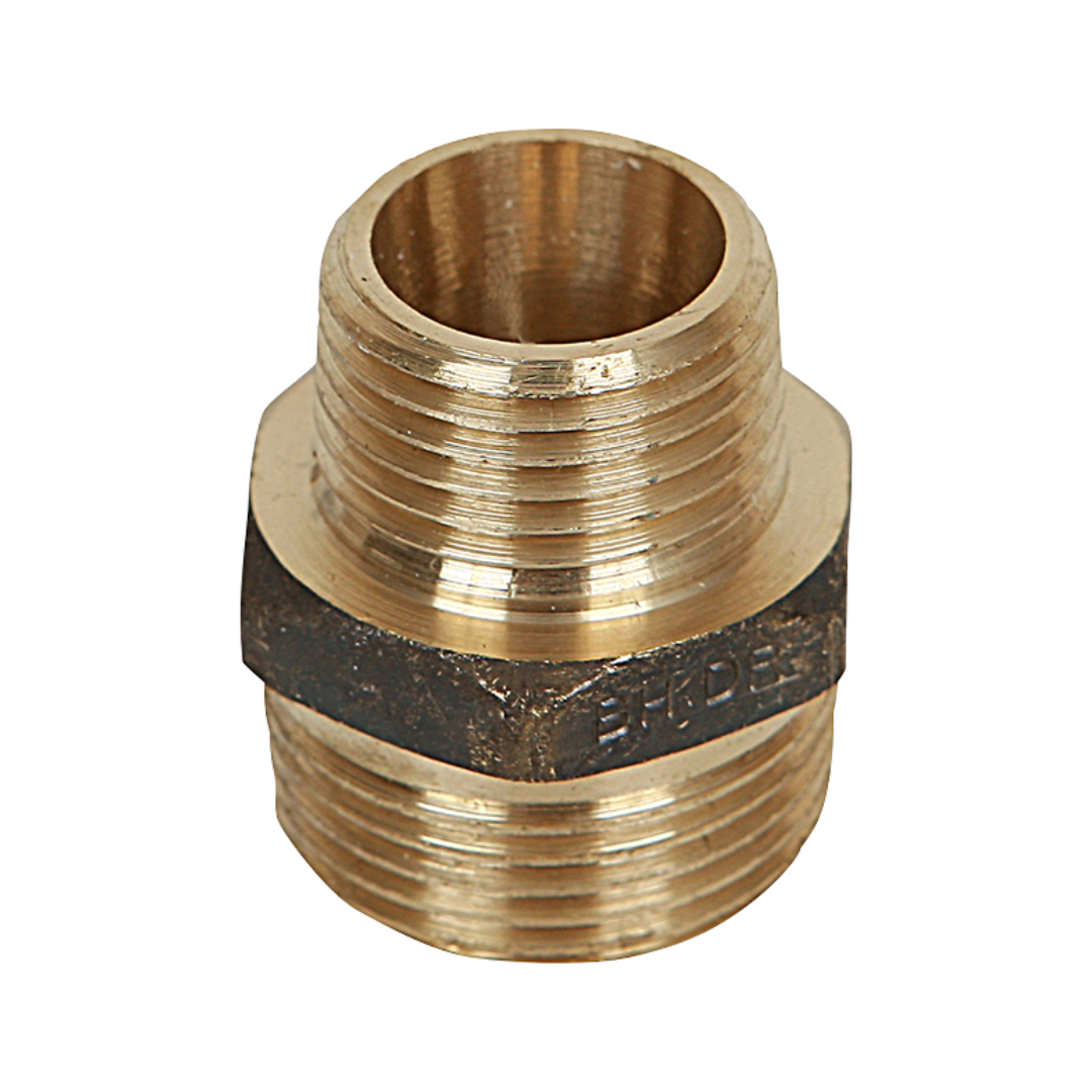 Brass Reducing Hex Nipple