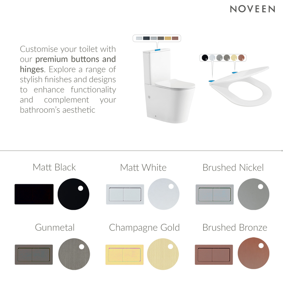 Best Bm Cistern Square Button Matt White