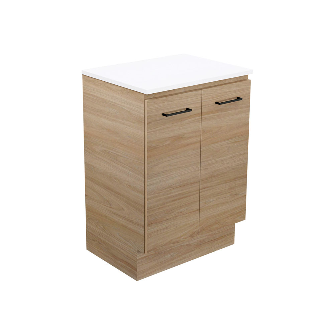 Fienza Carmen 600 Floor Standing Vanity 2D Wave Top
