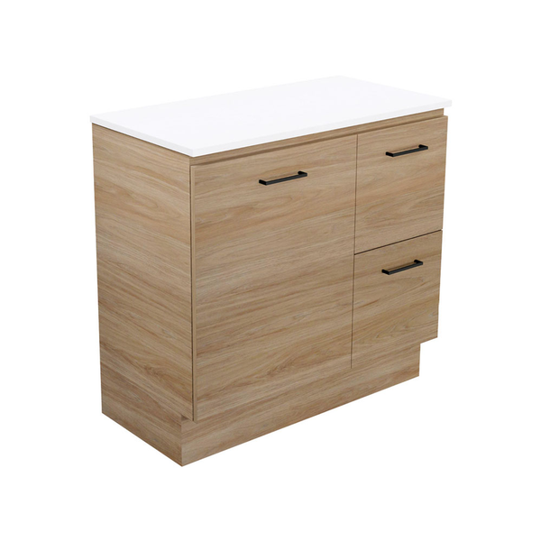 Fienza Carmen 900 Floor Standing Vanity 1D/2Dr Standard Stone Basin Not Inc