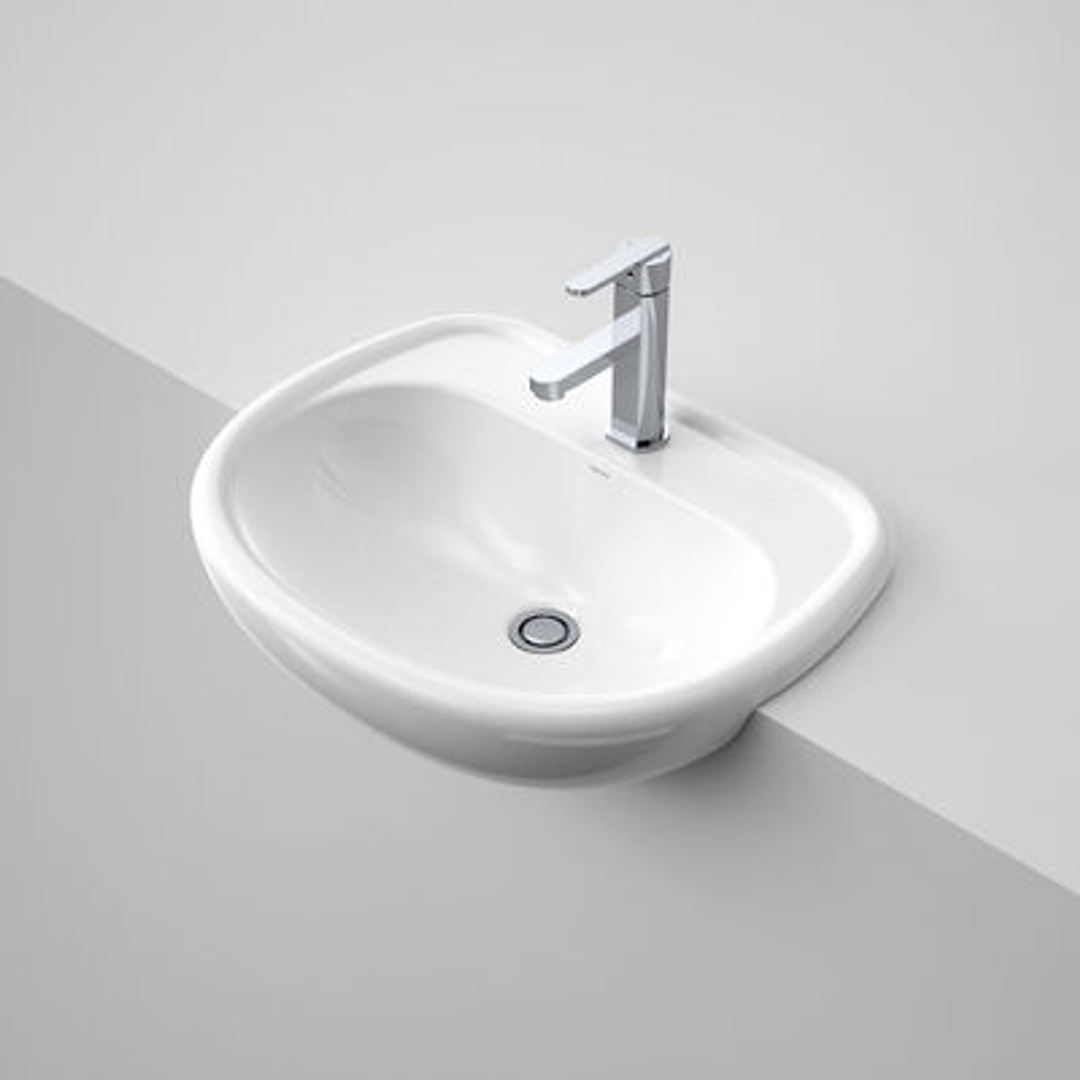 Caroma Caravelle 550 Semi Rec Basin 550X445Mm 1Th White