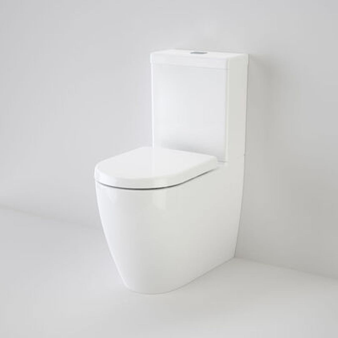 CAROMA URBANE WALL FACED BOTTOM INLET T/SUITE WHT **REQ-PAN CISTERN SEAT**