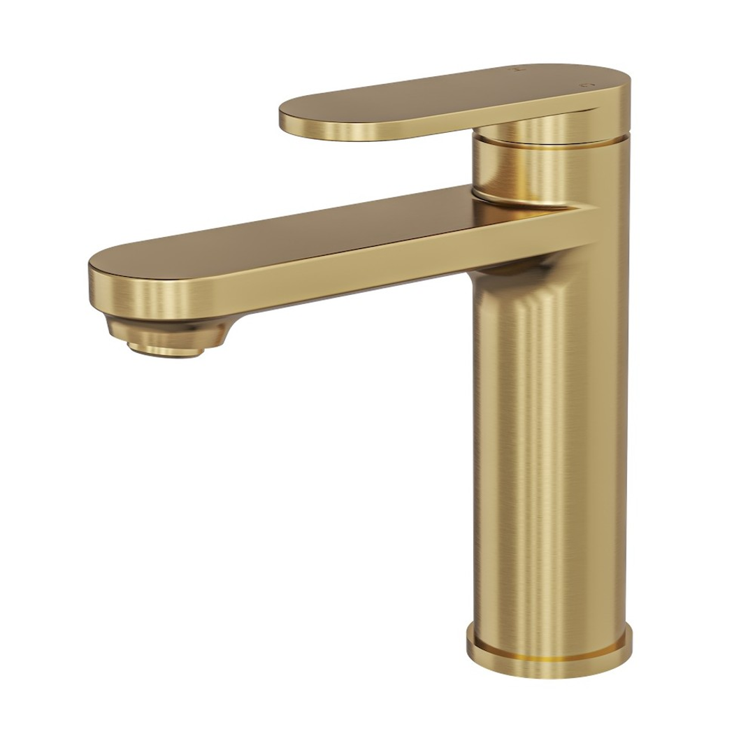 Linsol Capo Basin Mixer - Brushed Brass