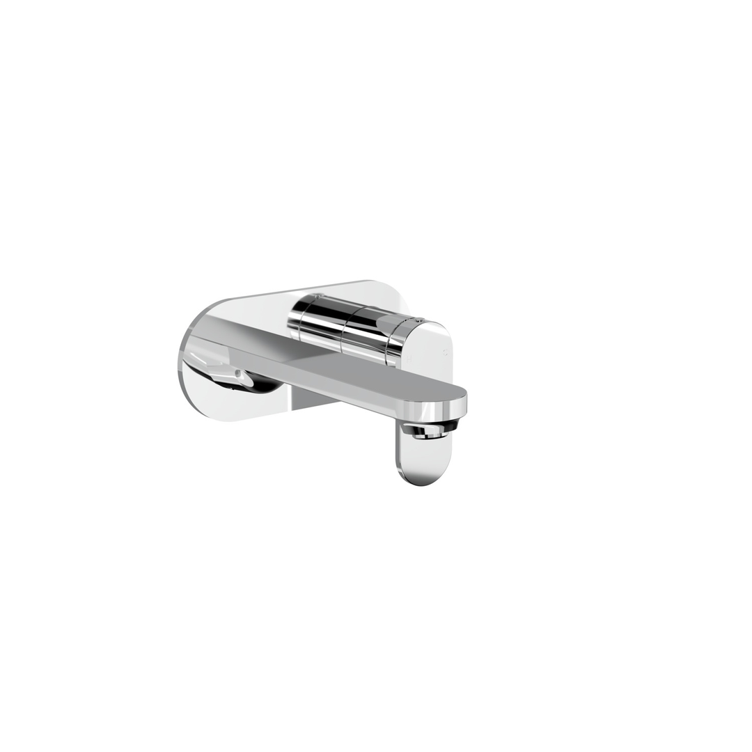 Linsol Capo 1-Plate Wall Basin Or Bath Mixer - Chrome