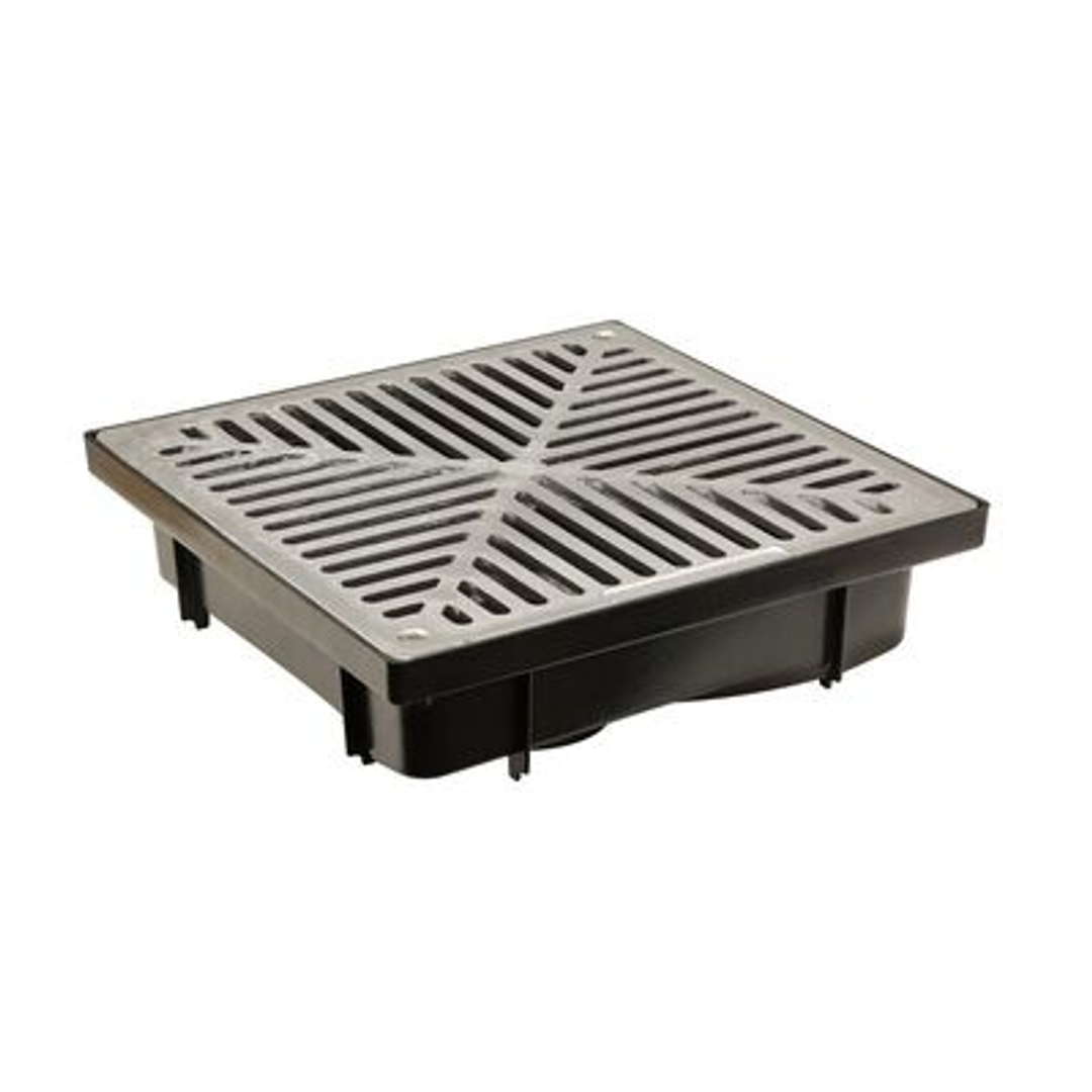 Reln Uni Pit 300S C/W Plain Aluminium Grate (For Dwv Usage)