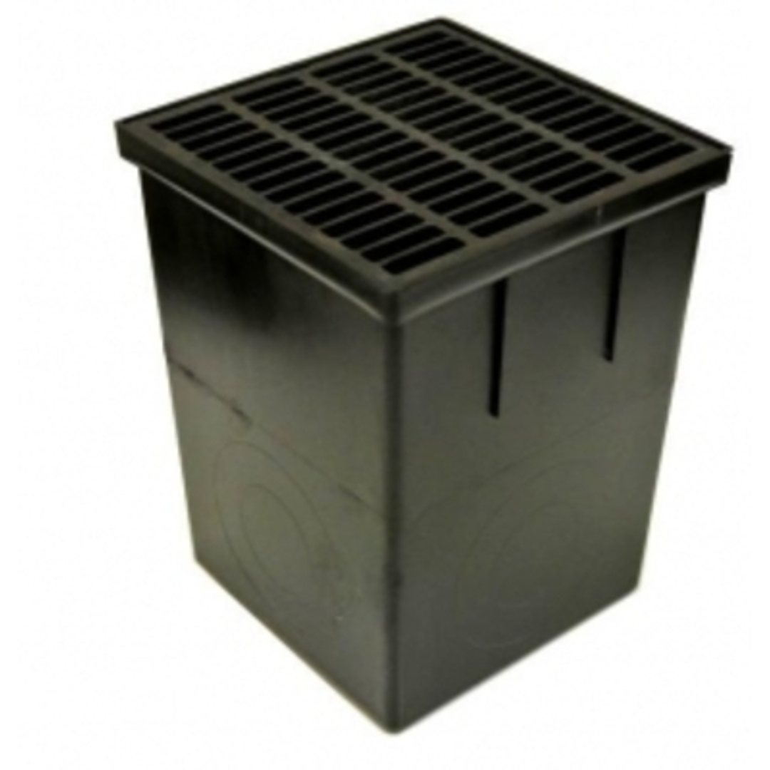 Fairbanks Pit & Grate Plastic 315 Sq 400 Deep Black