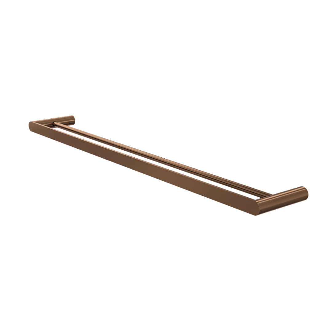 Linsol Circle 800Mm Double Towel Rail Aged Bronze