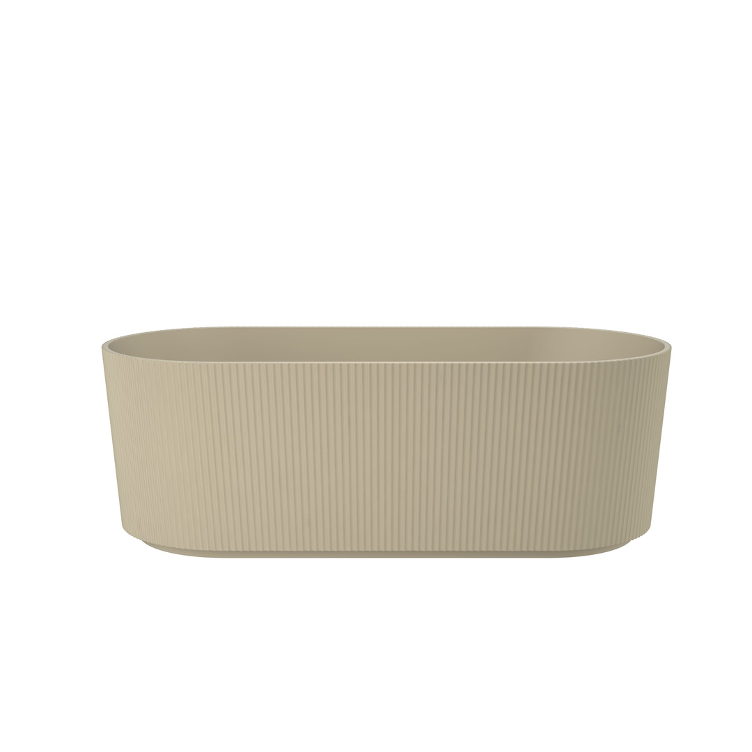 Linsol Cleo 1700Mm Freestanding Bath With Overflow Ginger