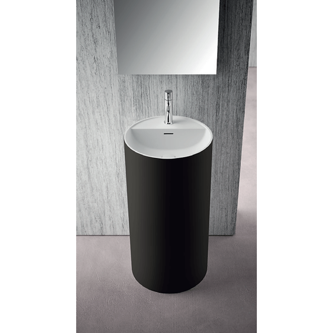 Domus Living Colonia Round X Freestanding Basin Matte Grey