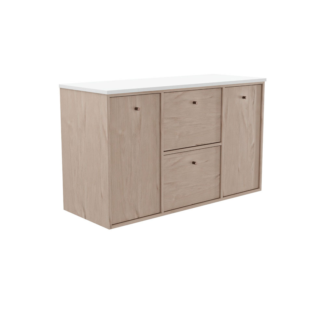 Fienza Cierra 1200 Single Bowl Wall Hung Vanity Standard Stone Top