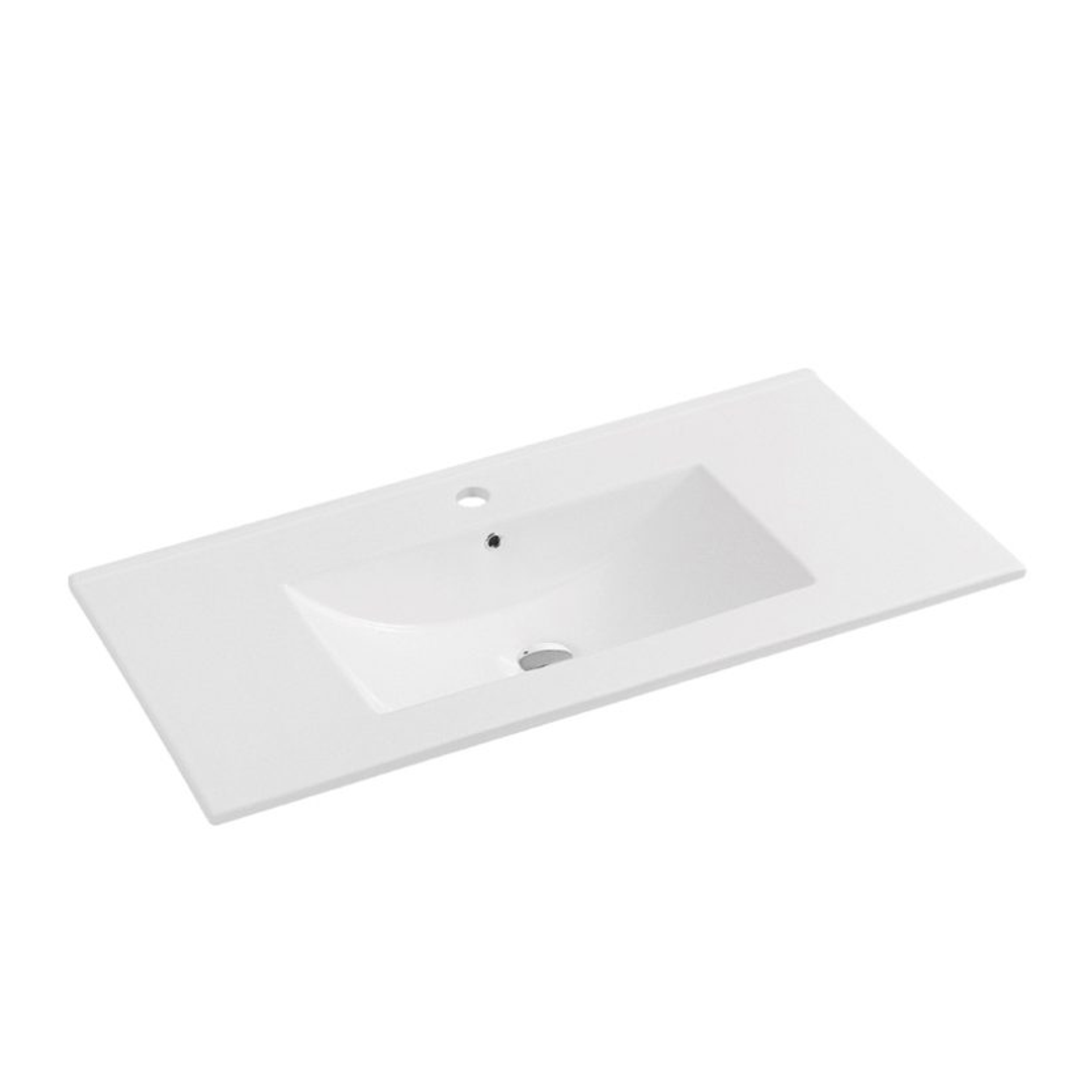 Aulic Leona 1200mm Freestanding Vanity - Crystal Ceramic Top