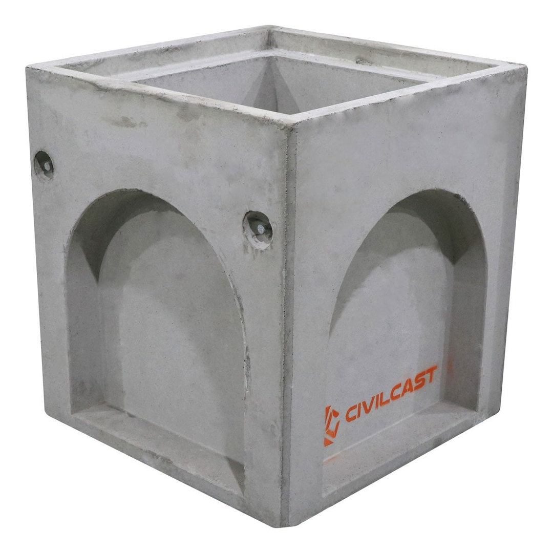 Civilcast 900 X 900 X 900Mm D Precast Concrete Pit With Ko 927Kg Pt99 900