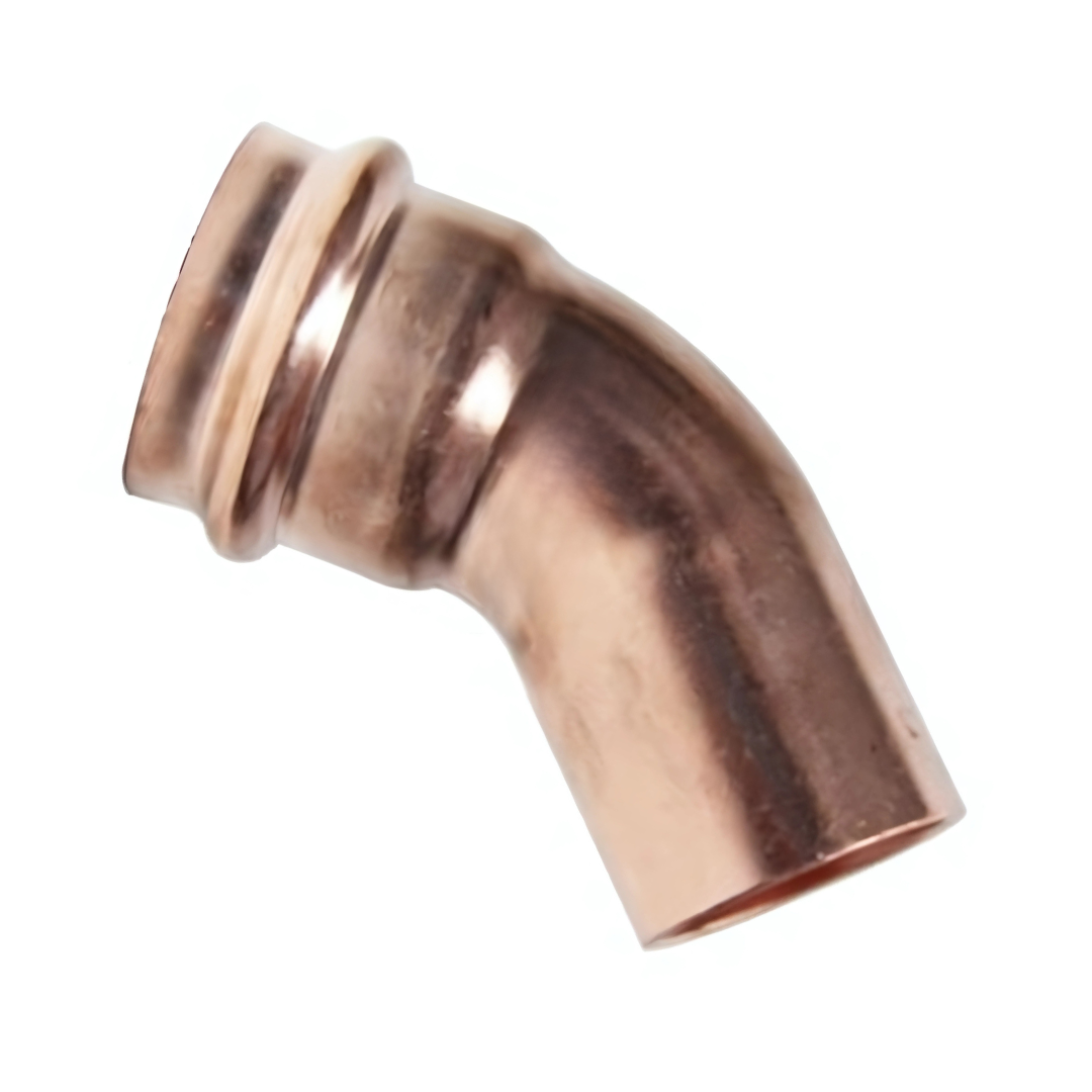 Copper Press Elbow 45 Degree FF - Gas