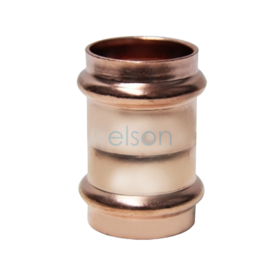 Copper Press Equal Coupling - Gas