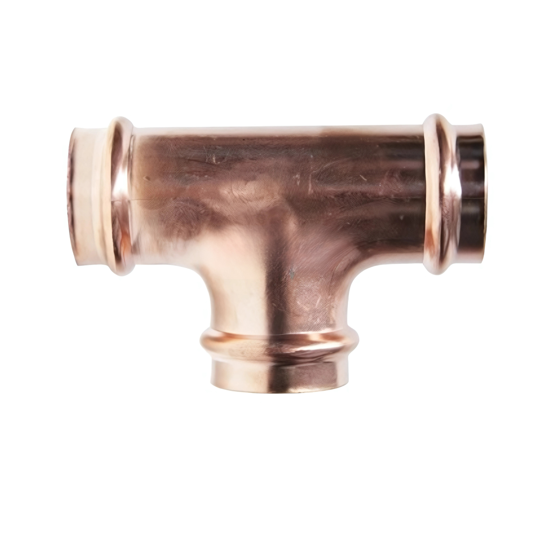 Copper Press Equal Tee - Gas