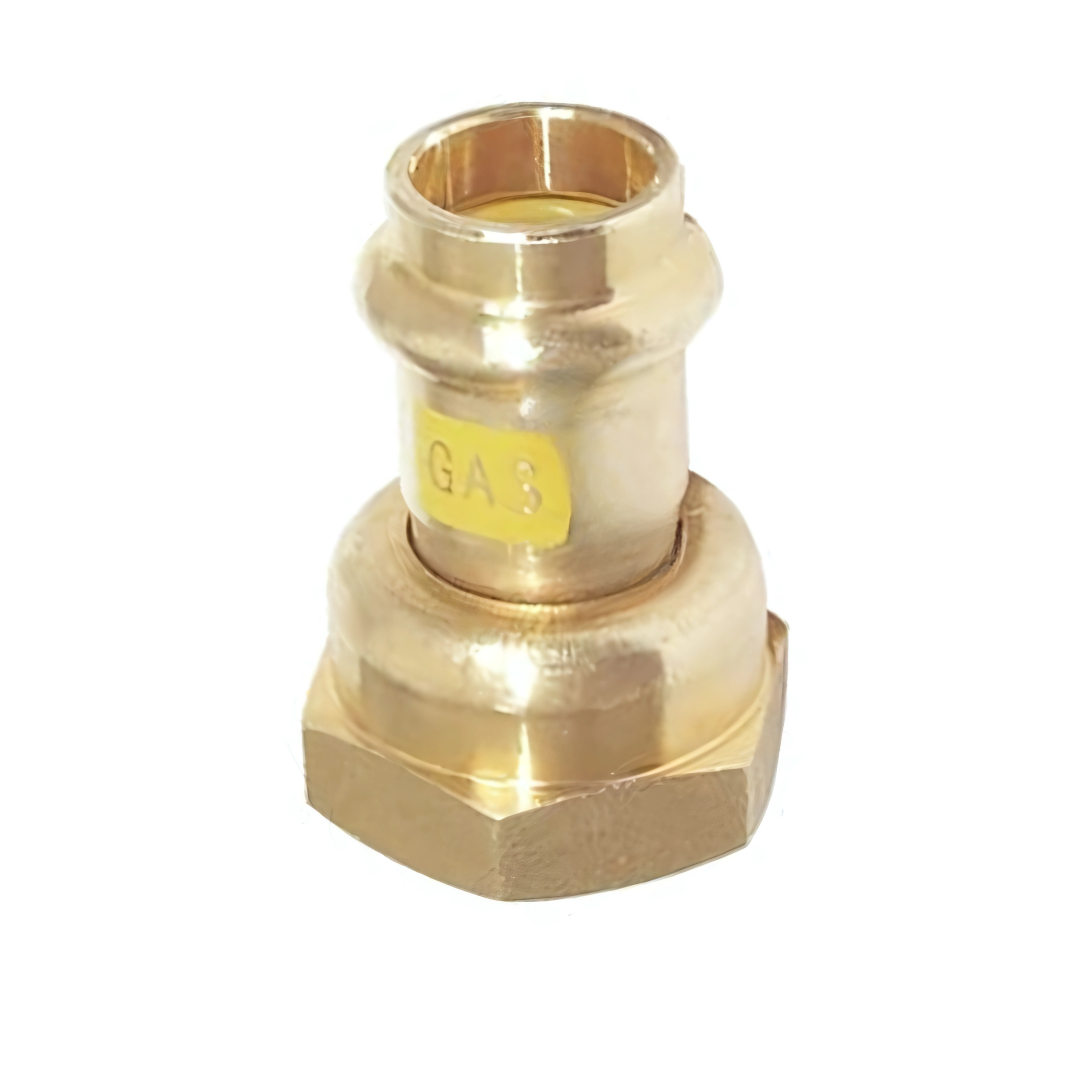 Copper Press Female Union Swivel - Gas