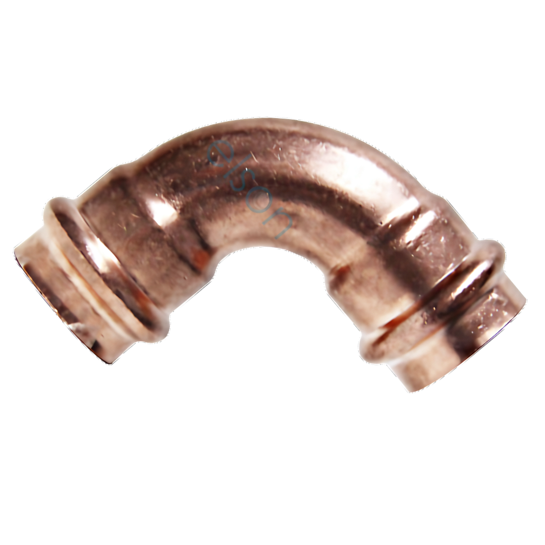 Copper Press High Temperature Elbow - Water