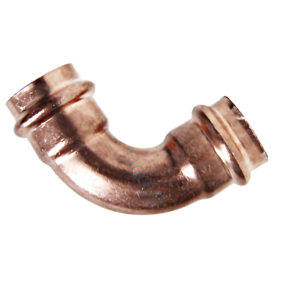Copper Press High Temperature Elbow - Water