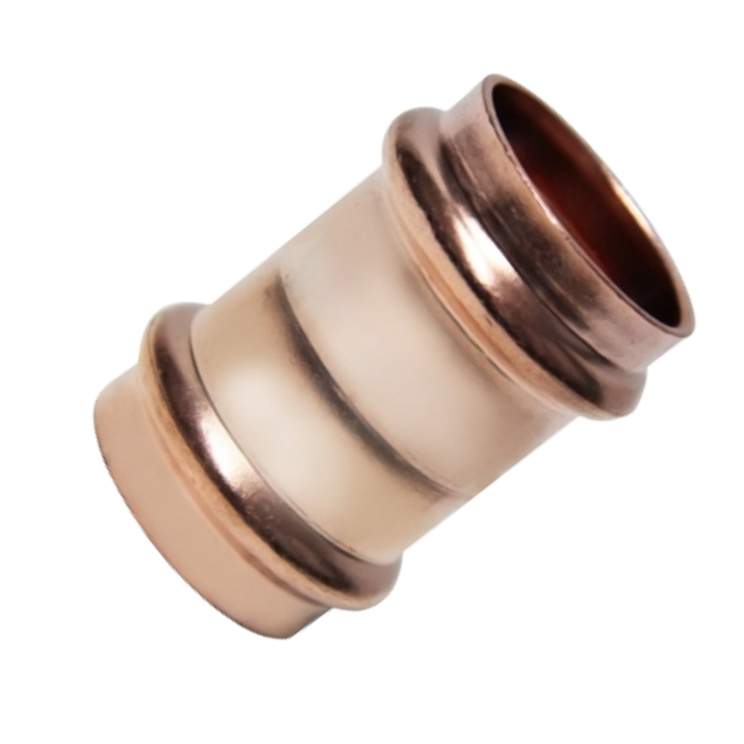 Copper Press High Temperature Equal Connector - Water