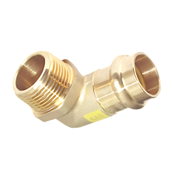 Copper Press Male Elbow - Gas
