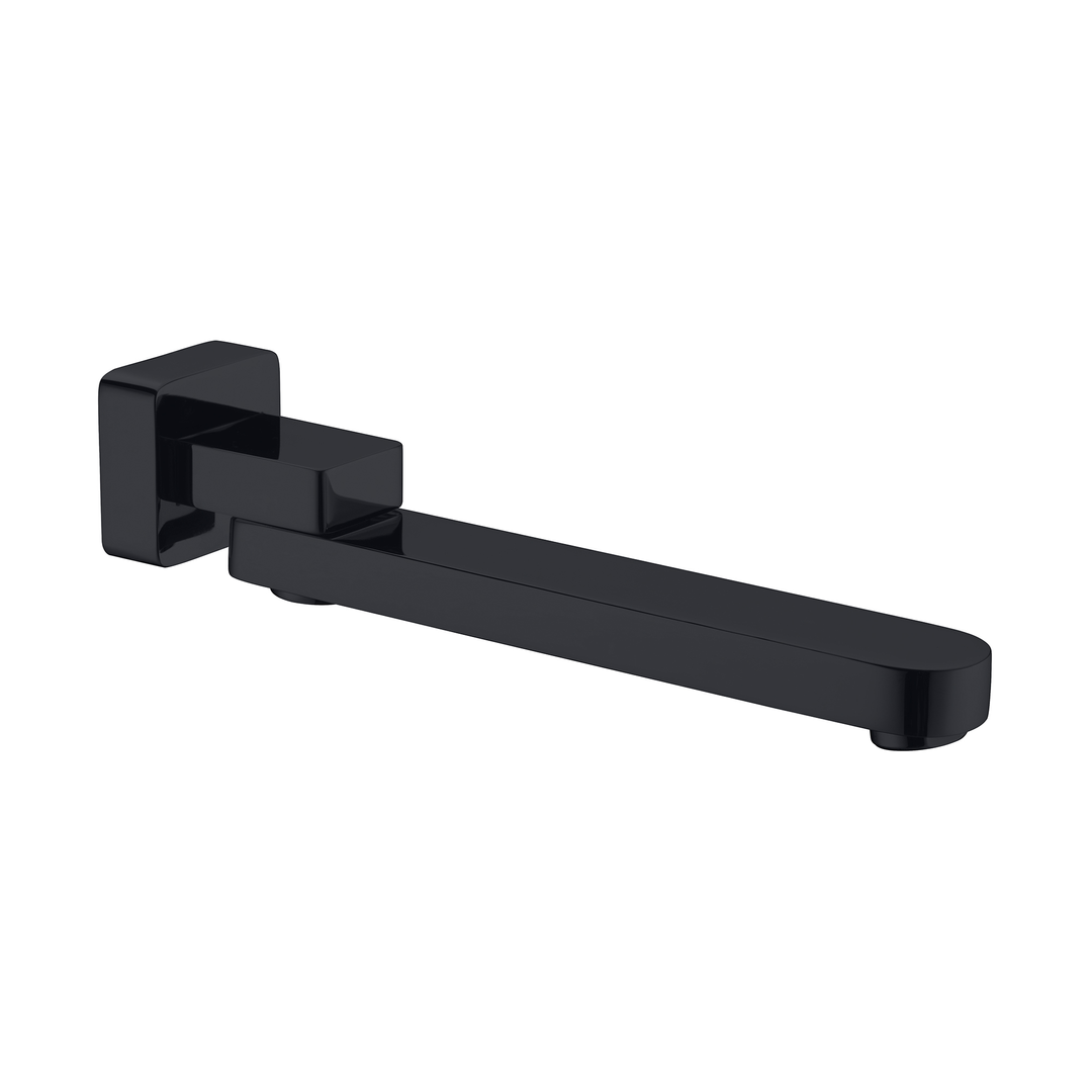 Nero Bianca/Ecco Swivel Bath Spout Matt Black