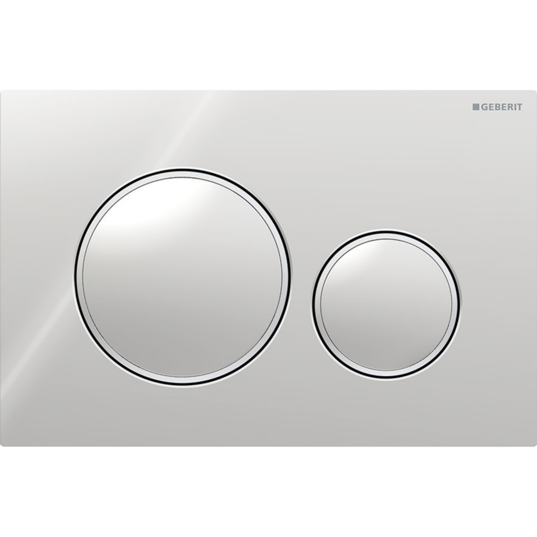 Geberit Sigma 20 Round D/F Button & Access Plate Chrome