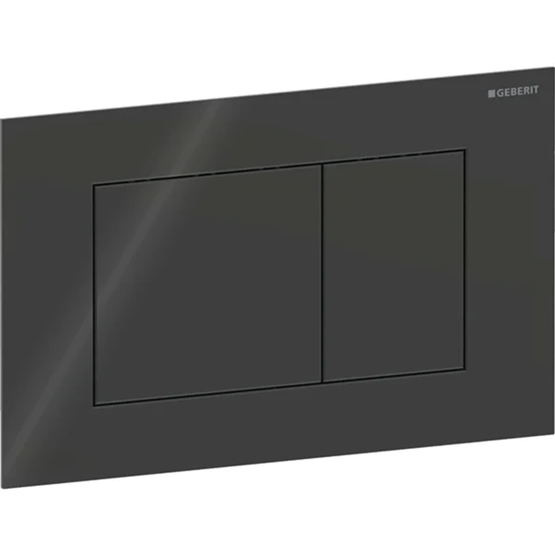Geberit Sigma40 D/F Button & Access Plate Square Lava Glass 115.629.Jk.1