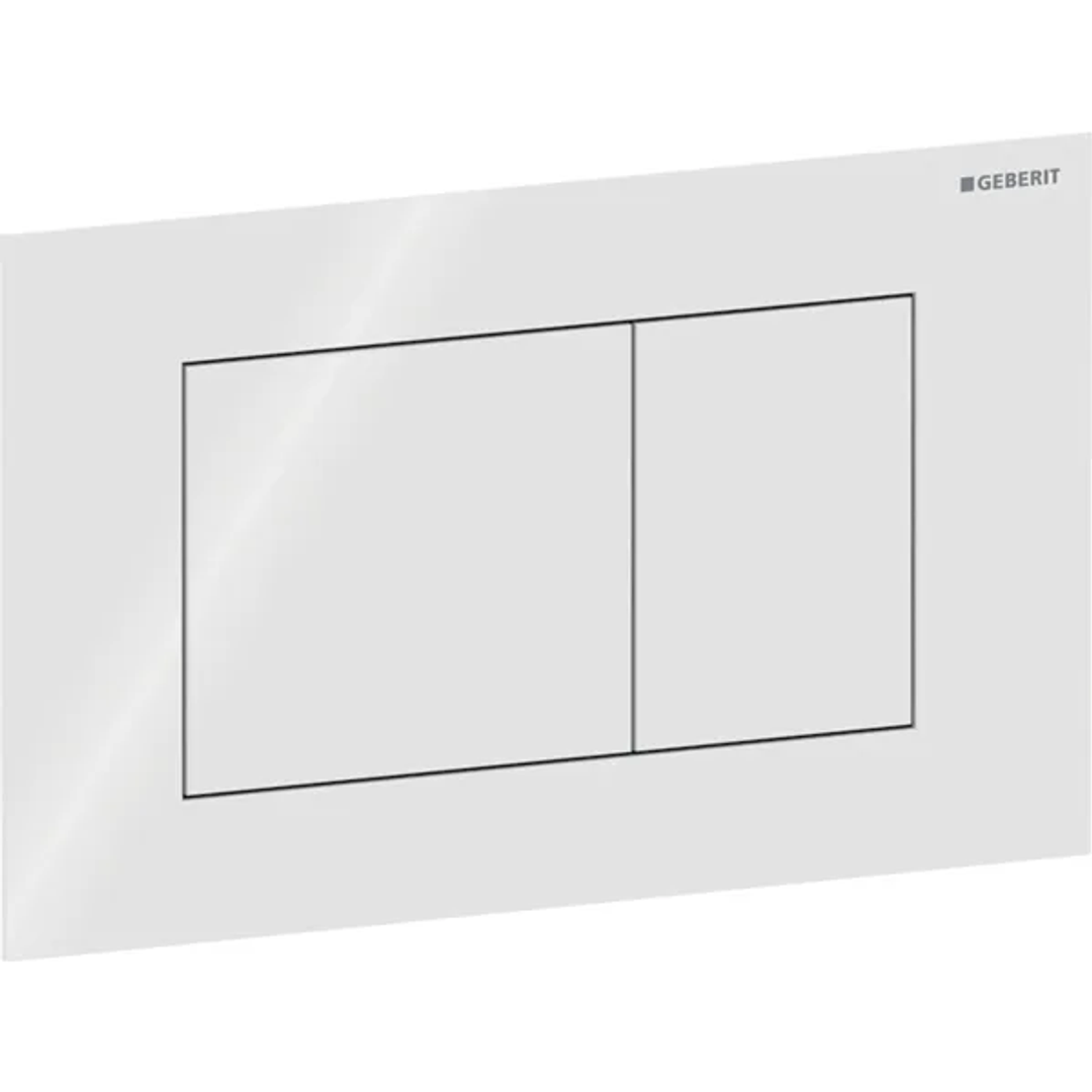 Geberit Sigma40 D/F Button & Access Plate Square Stainless Steel Brushed 115.629.Fw.1