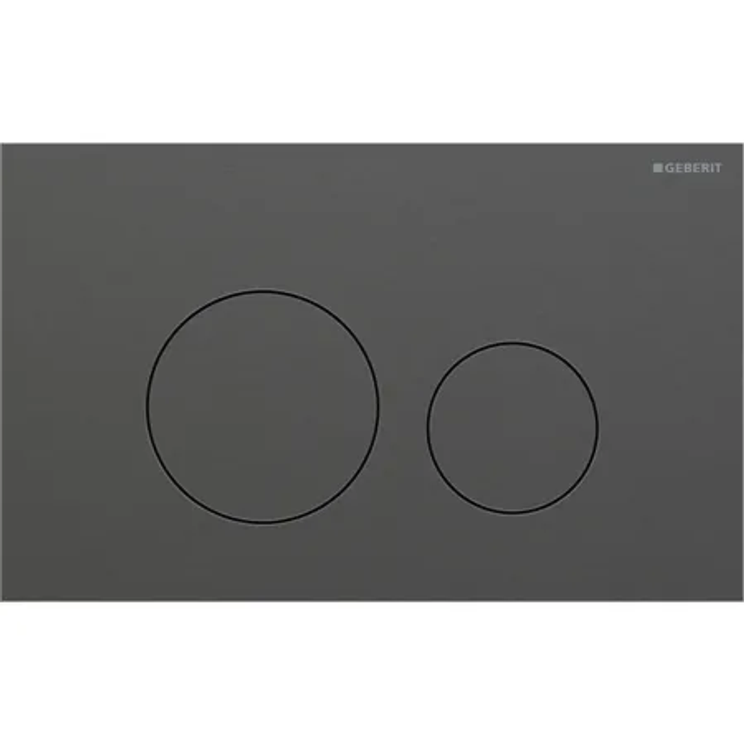 Geberit Sigma40 D/F Button & Access Plate Round Lava Glass 115.628.Jk.1