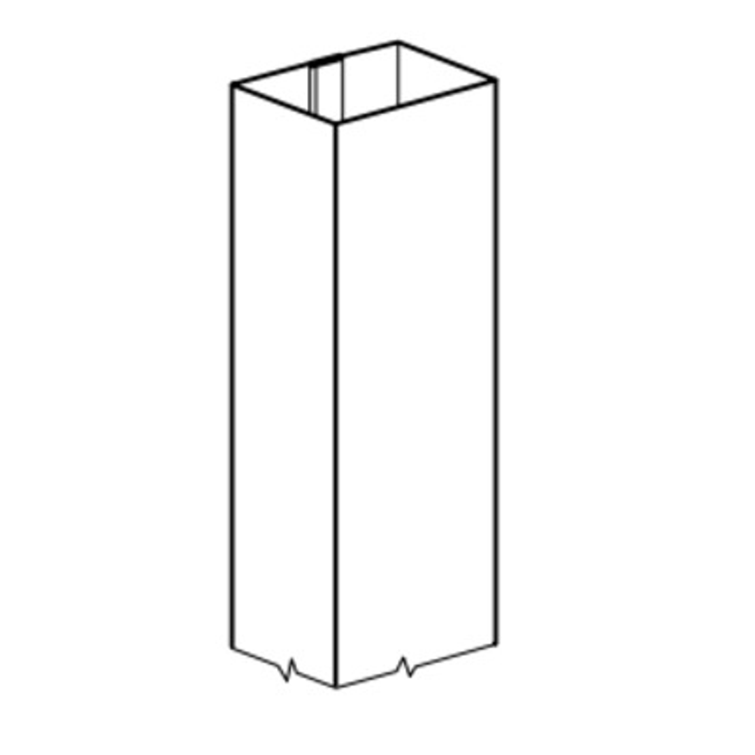 Down Pipe 100X50 (4X2) C/Bond 26# 2400 P/Face Shale Grey (Gg)