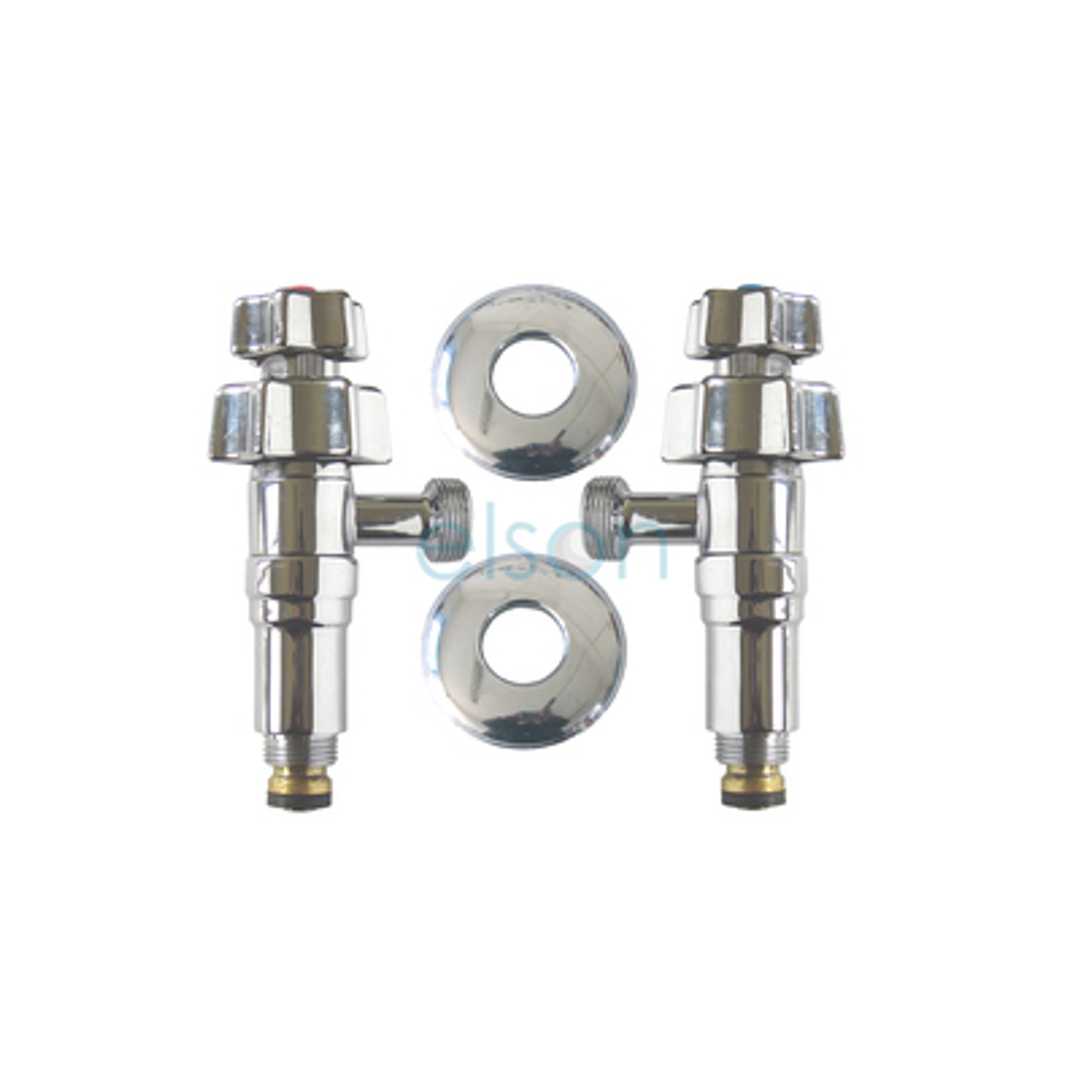 Washing Machine Conversion Kit (Pair) Chrome