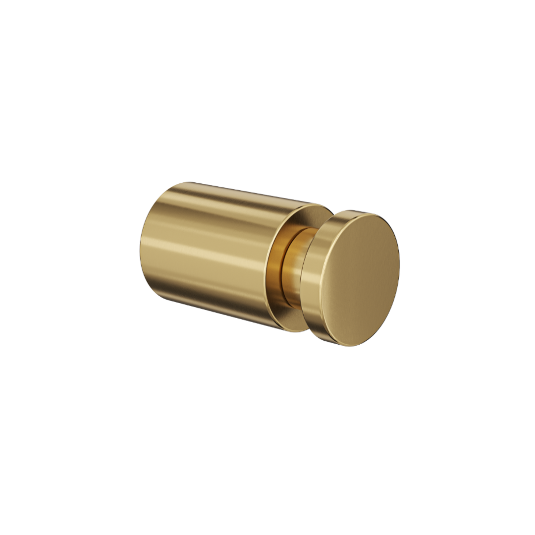 Linsol Dotti Single Robe Hook Brushed Brass