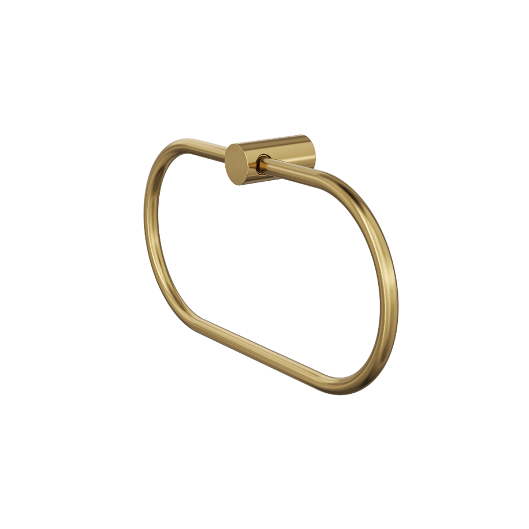 Linsol Dotti Towel Ring Brushed Brass