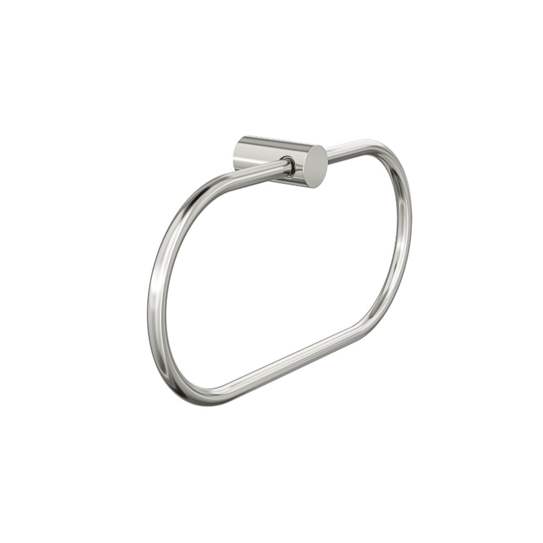 Linsol Dotti Towel Ring Brushed Nickel