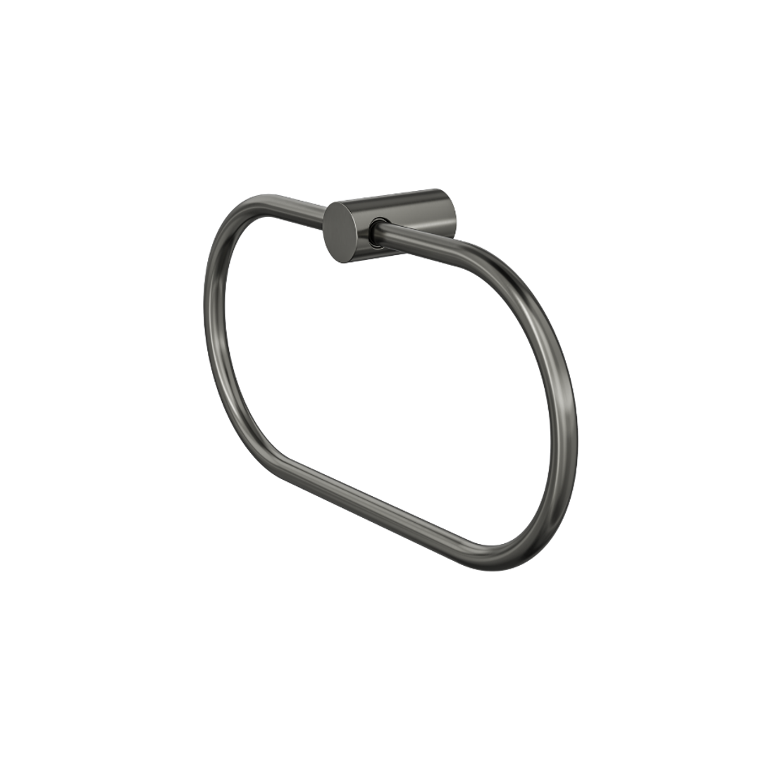 Linsol Dotti Towel Ring Gunmetal