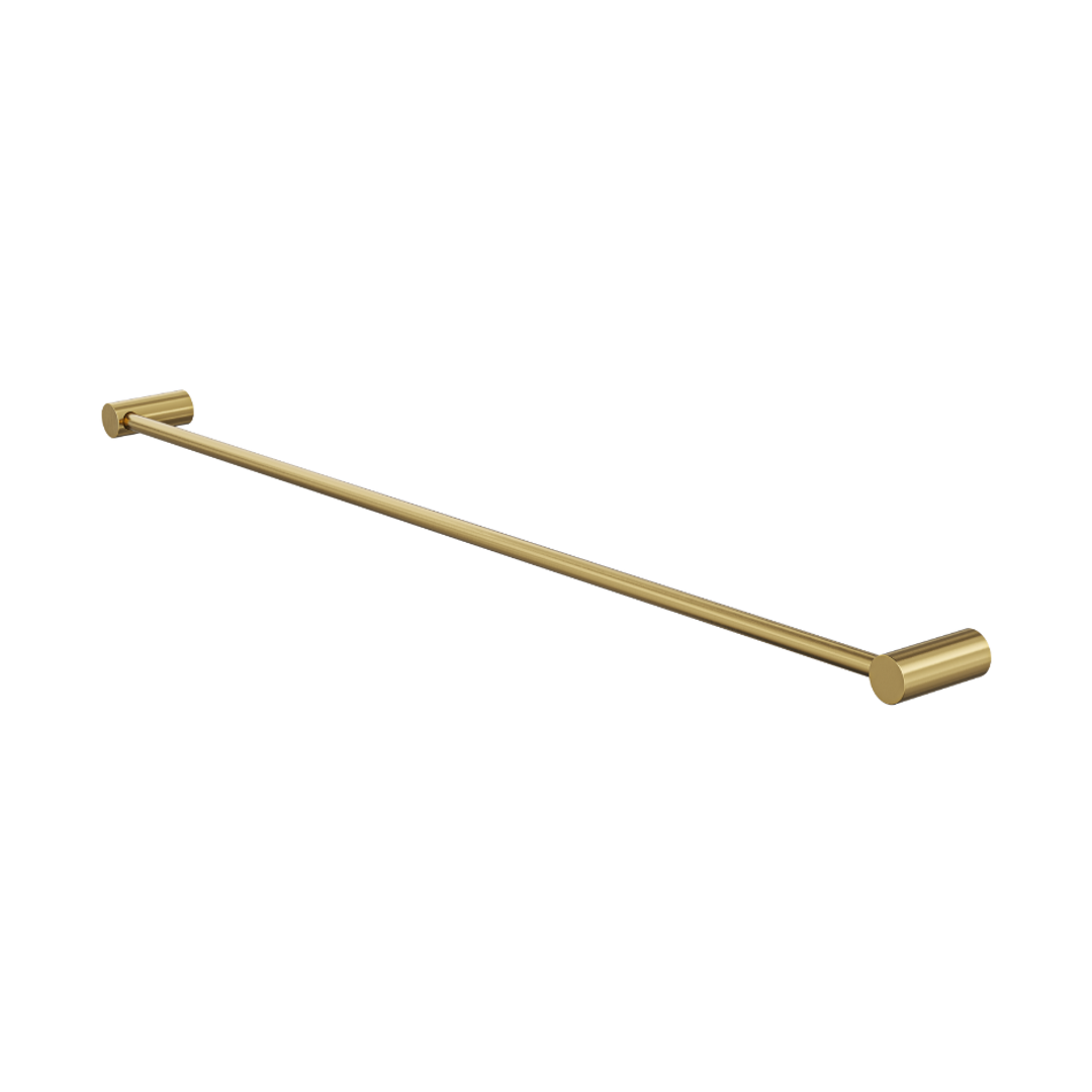 Linsol Dotti 800Mm Single Towel Rail Brushed Brass