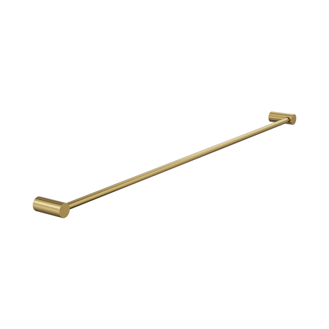 Linsol Dotti 800Mm Single Towel Rail Brushed Brass