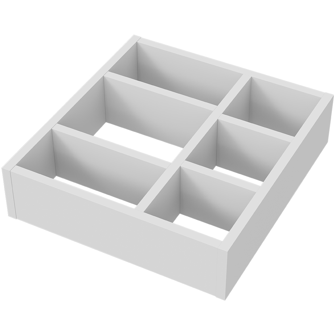 Fienza Drawer Organiser For Empire 1200/1500 Pill Cabinets White Large 322X299X80mm 1Pce