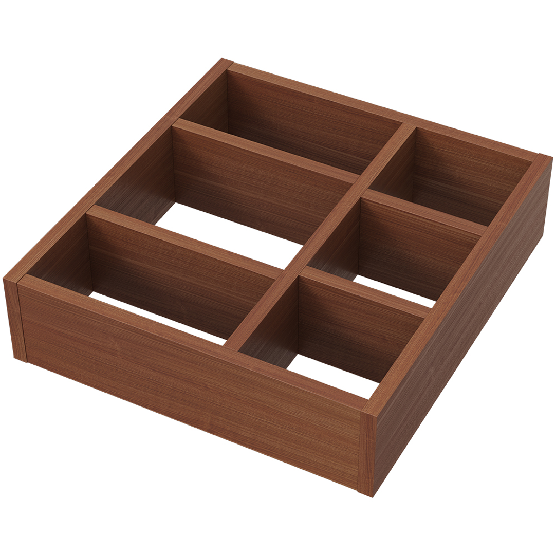 Fienza Drawer Organiser For Empire 1200/1500 Pill Cabinets Walnut Large 322X299X80mm 1Pce